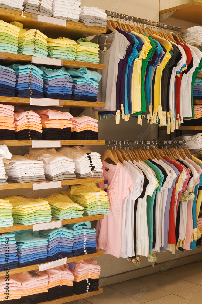 Samolepka clothes shop