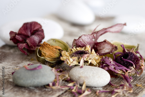 Trockenblumen Potpourri