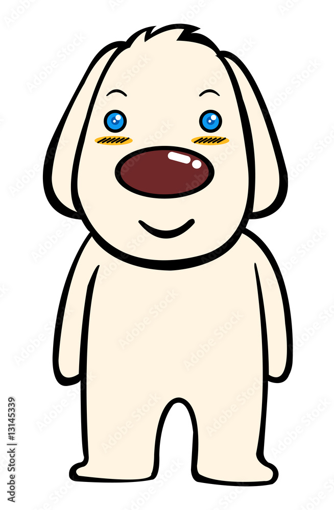 Obraz premium cartoon dog