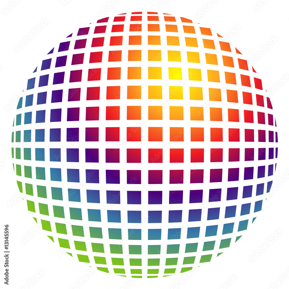 Discokugel Gay weiß Discokugel Gay weiß