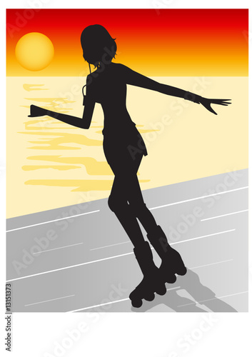 Skate silhouette