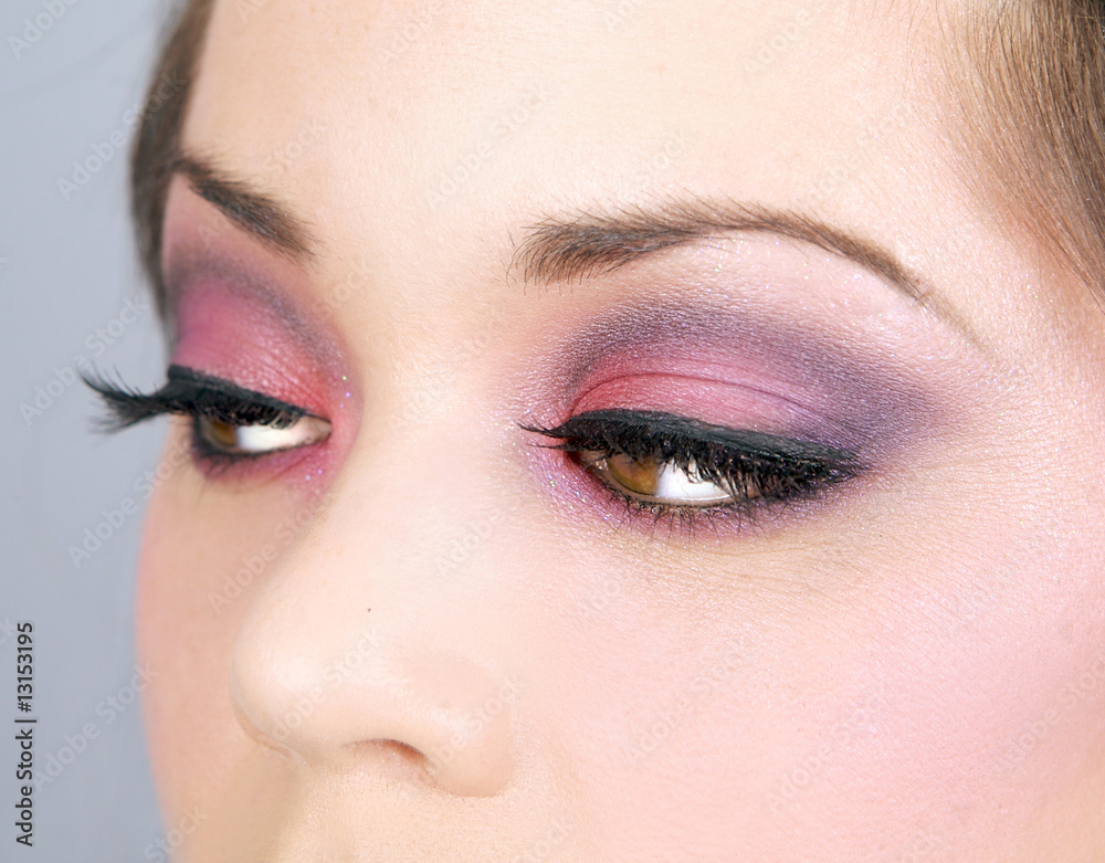 Naklejka premium Smoky eyes