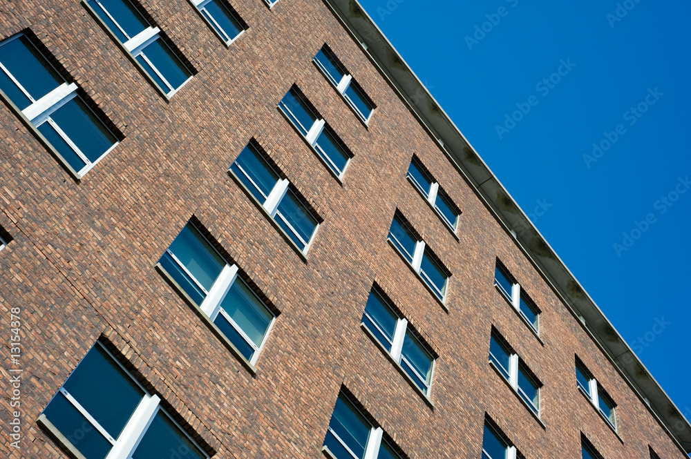 Brick office building Brick office building