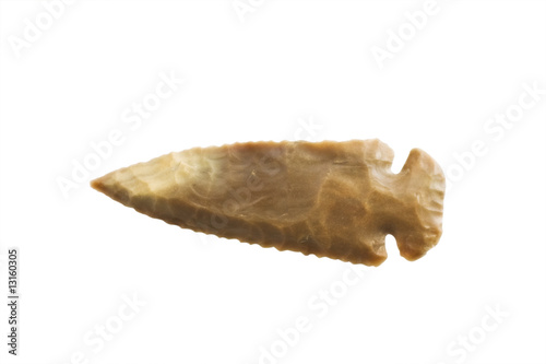 Tableau sur toile Isolated multi-colored arrowhead
