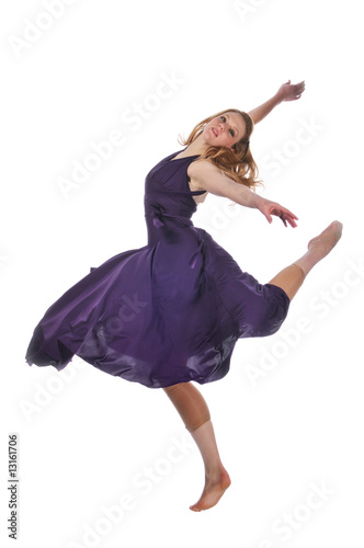 Ballerina performing