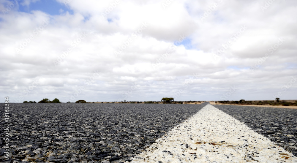 Fototapeta premium Eyre Highway, Nullarbor Plain