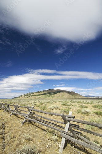 pasture and fenced in Grand Teton National Park