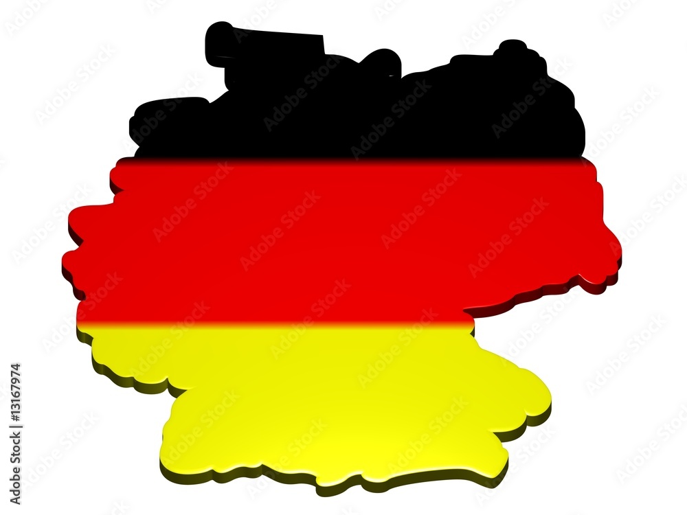 Obraz premium germany map