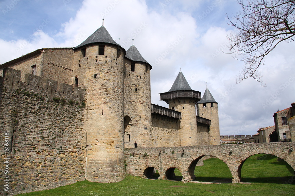 Fameux chateau de Carcassonne