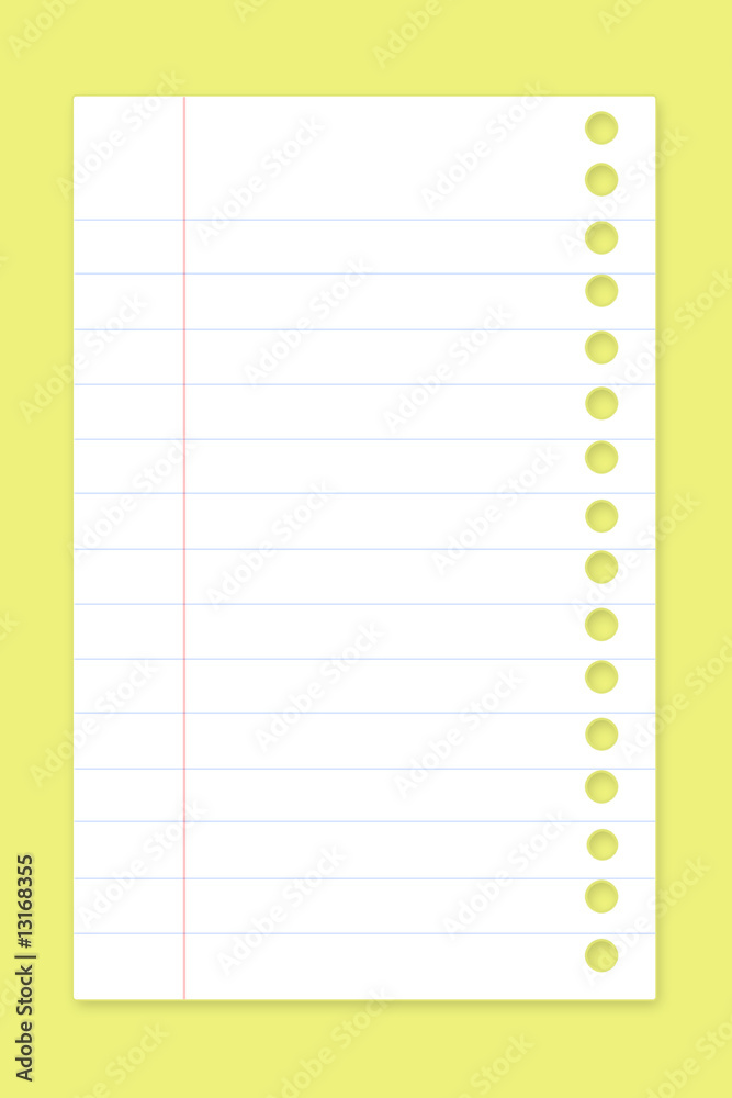 Blank notepad Blank notepad