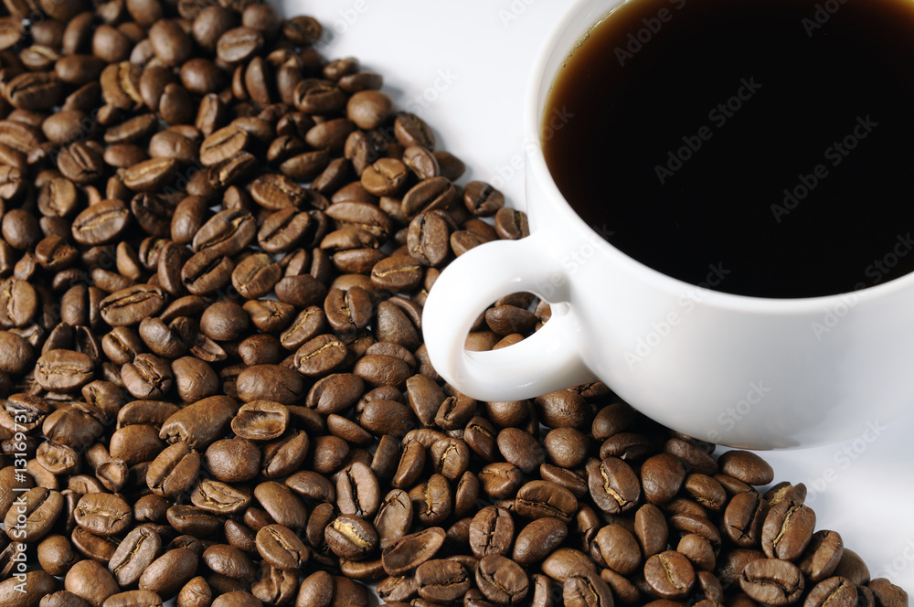 Fototapeta premium Hot coffee