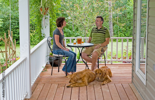 Couple on Porch