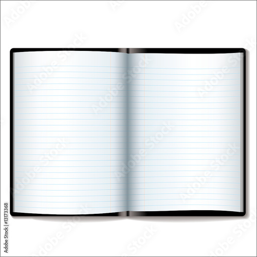 organizer blank open