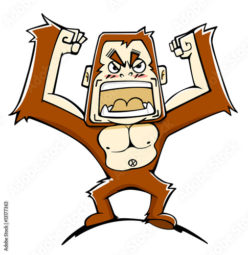 cartoon orangutang