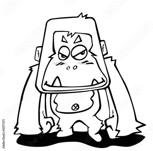 cartoon orangutang