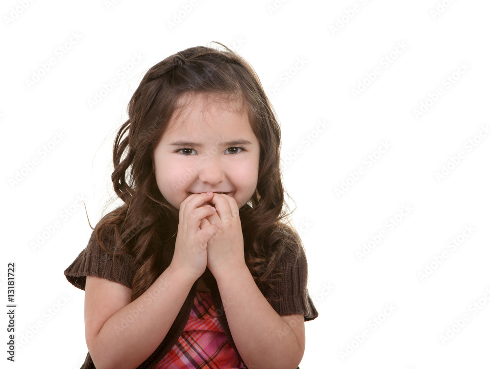 Beautiful Young Child With Happy Expression Beautiful Young Child With Happy Expression