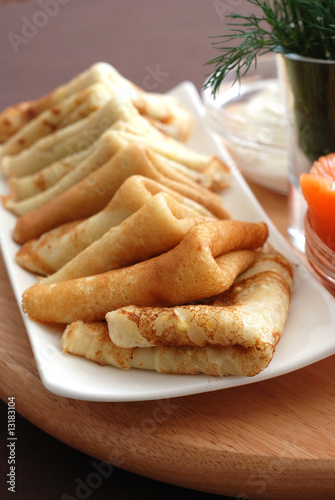 Blinis.