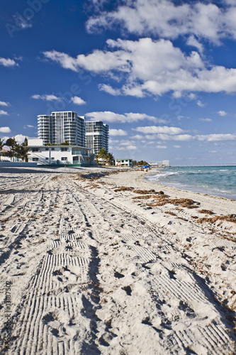 Beach scene in Miami Florida