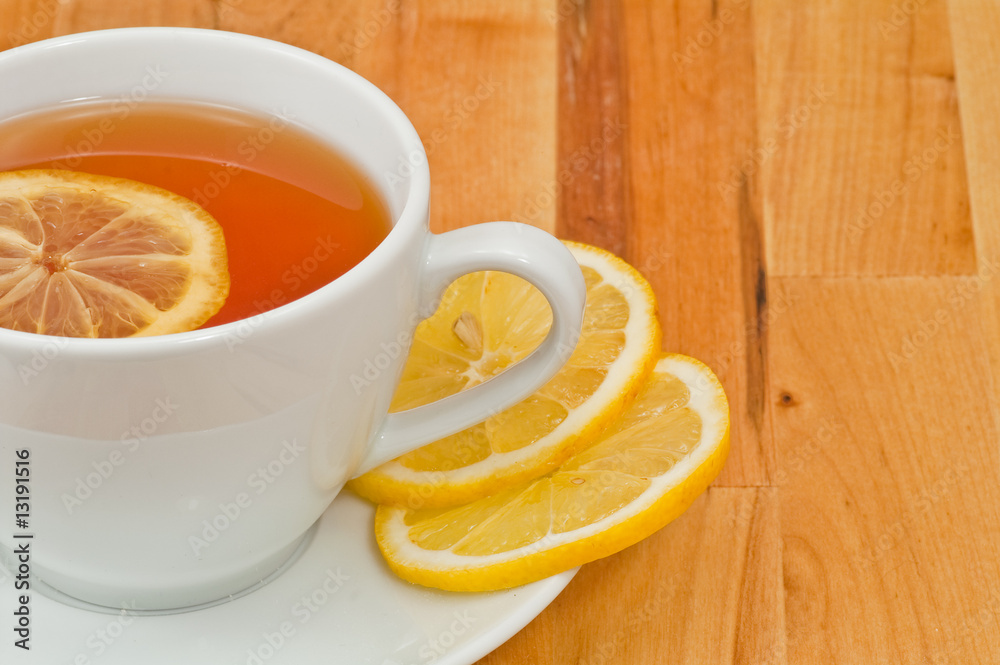 Tea and lemon Tea and lemon