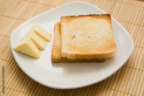 toasts and butter