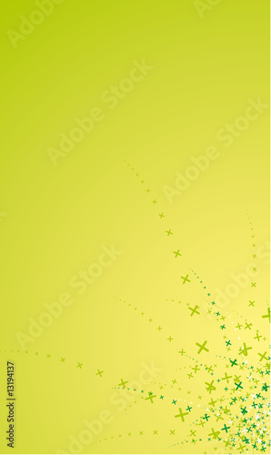 Green abstract particle Background