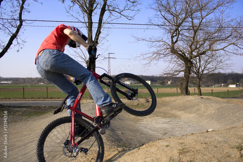 Fototapeta Naklejka Na Ścianę i Meble -  Bike cross rider