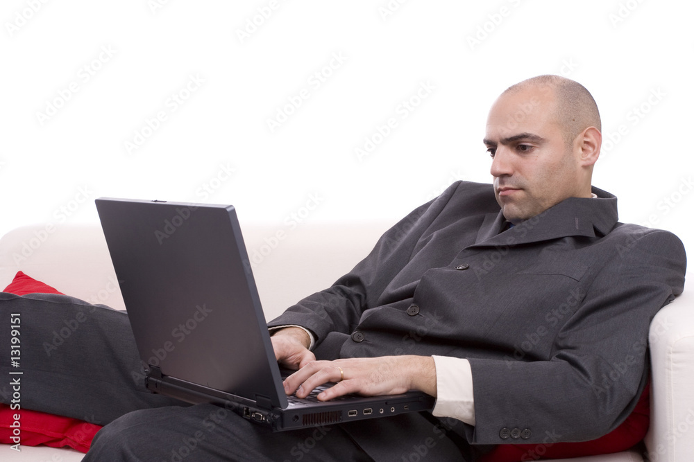 business man working with laptop business man working with laptop