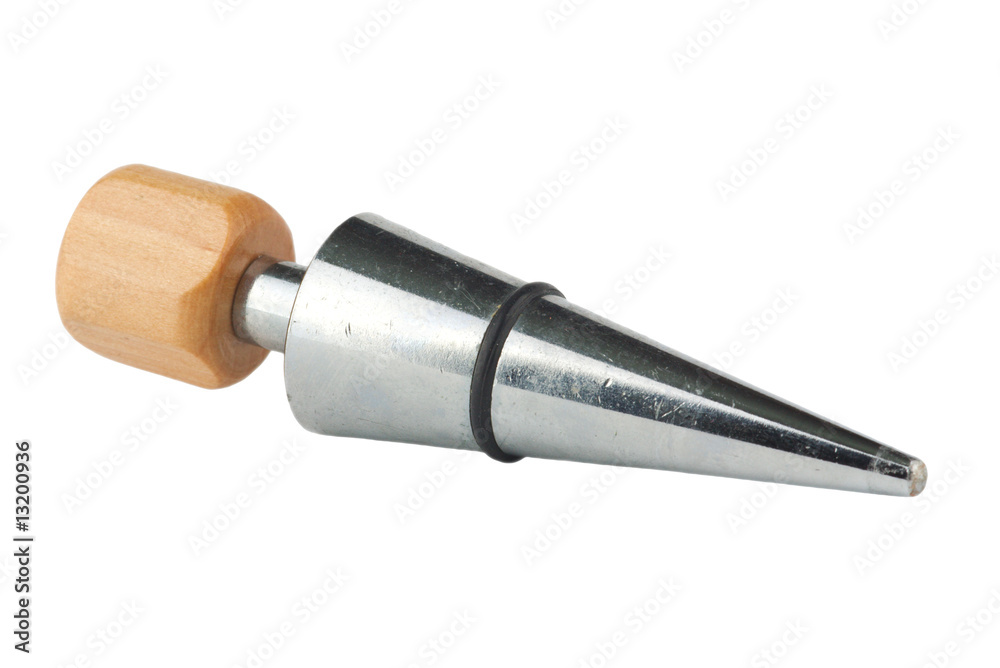 Fototapeta premium stainless steel bottle stopper isoalted