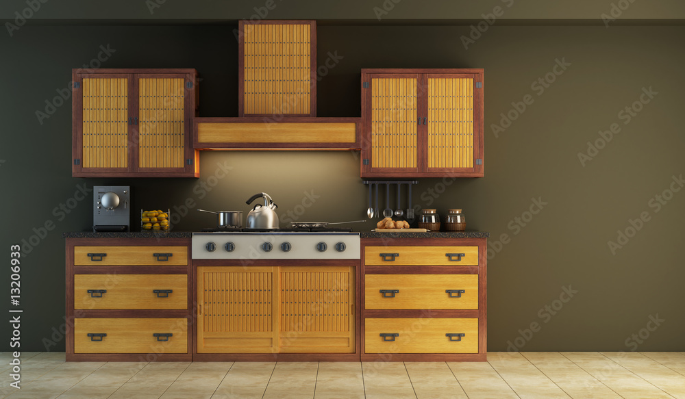 Fototapeta premium modern kitchen interior