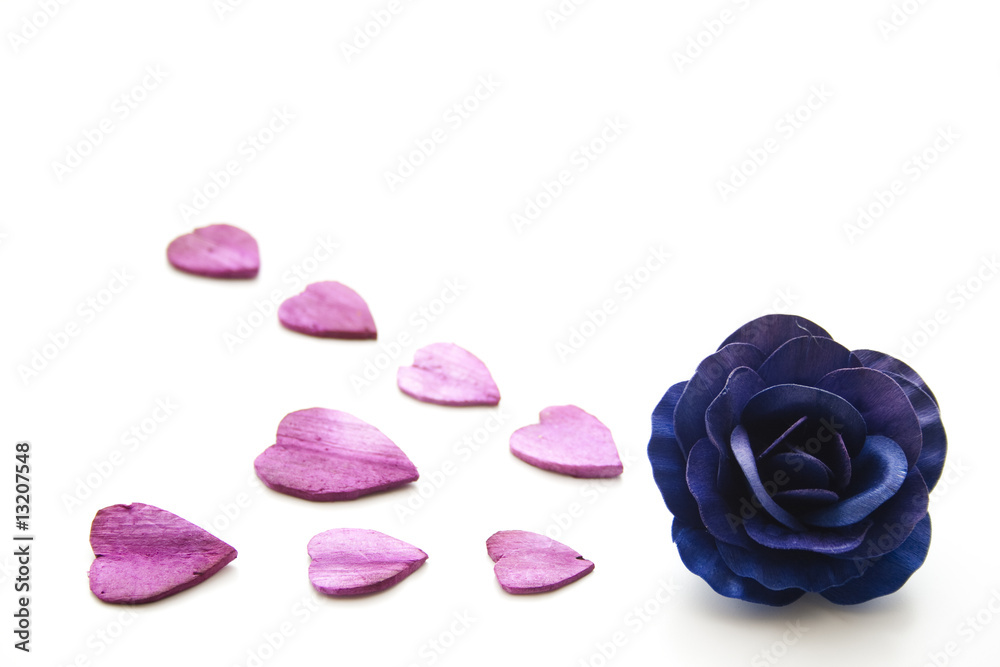 Rose mit Herz Rose mit Herz