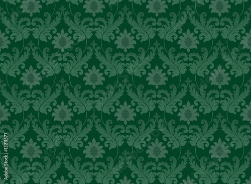 Emerald green renaissance background