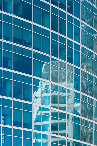 Modern glass architecture.