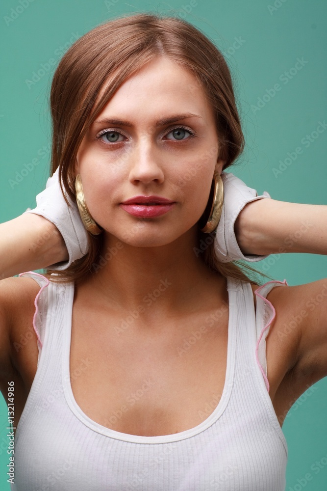 Attractive young woman