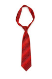 Neck tie isolated on the white background