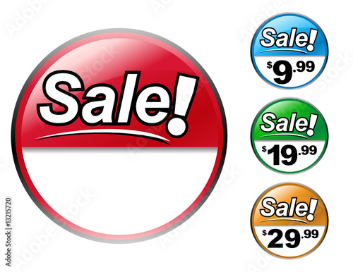 Sale Icon Price Set
