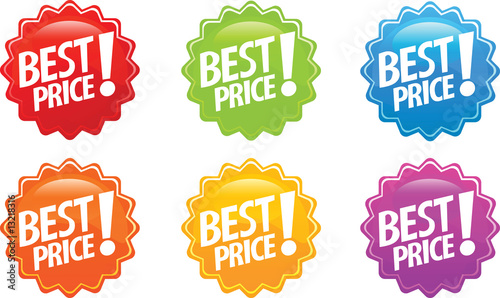 many-coloured funny best price tags