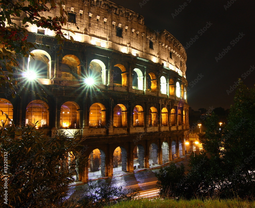 Colosseo at night, Rome