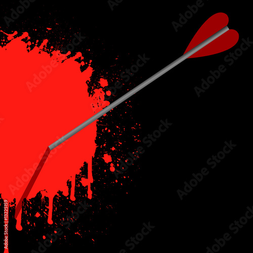 bloody arrow