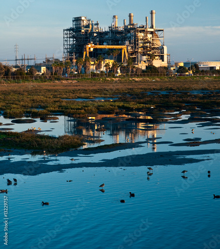 Abandoned power plant in San Diego