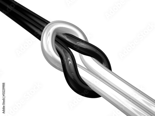 Obraz na płótnie black and white node