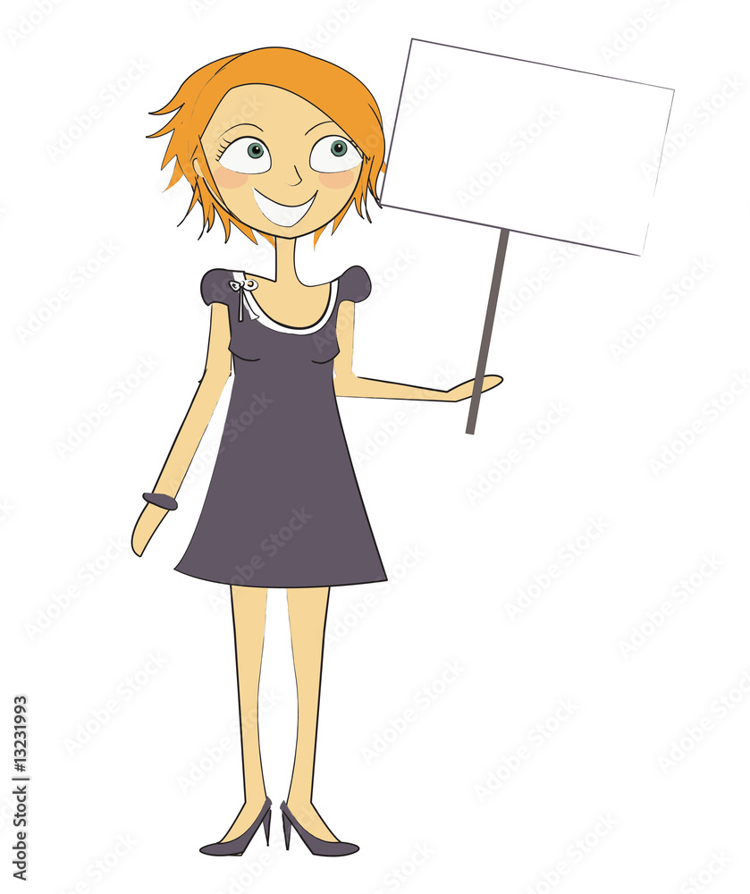femme pancarte femme pancarte