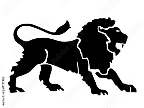 lion silhouette vector