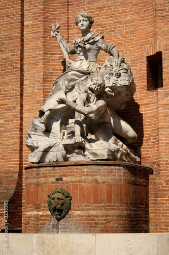 La fontaine Boulbonne de Toulouse.