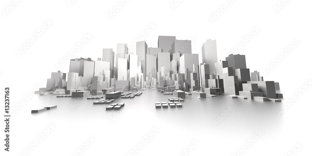 big city skyline extreme panorama big city skyline extreme panorama
