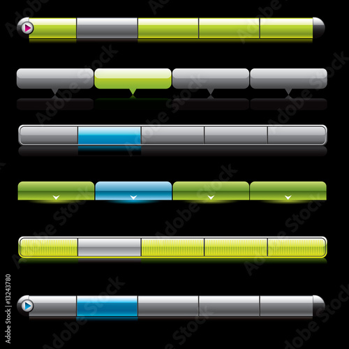 Website menu templates.