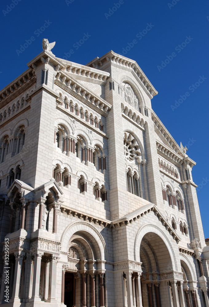 Old cathedral in Monte Carlo