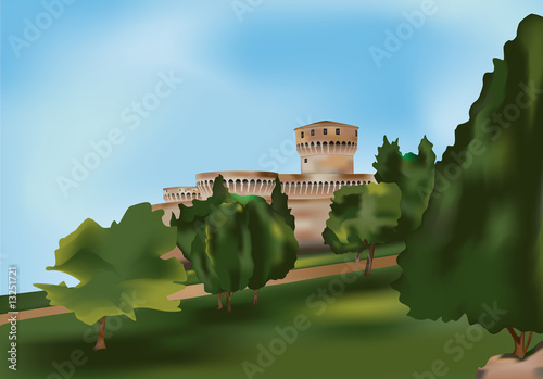 castello vettoriale