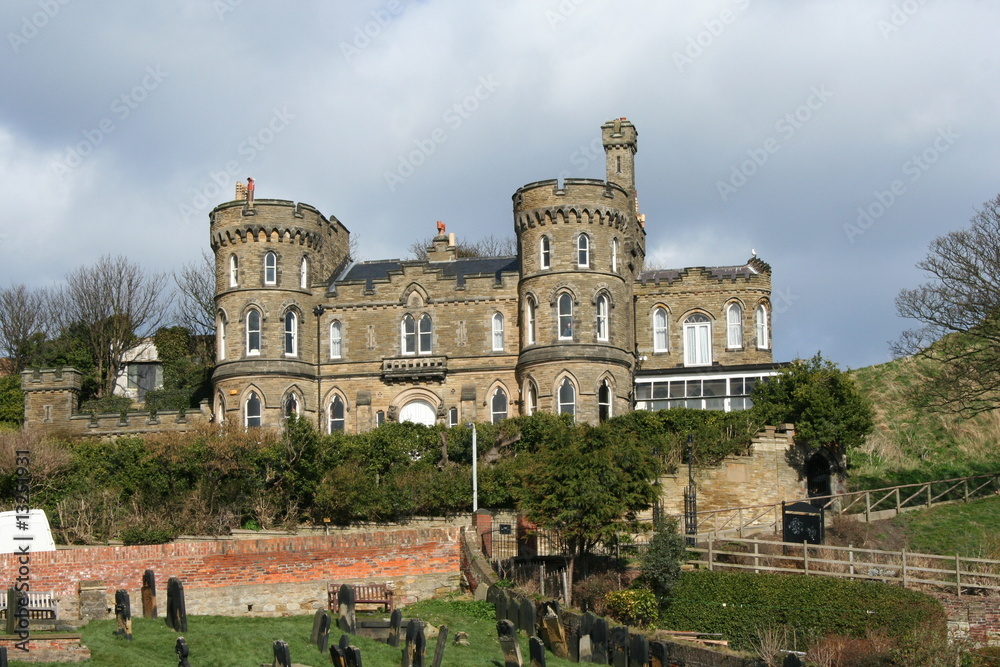 A Castle House in Scarborough Great Britian