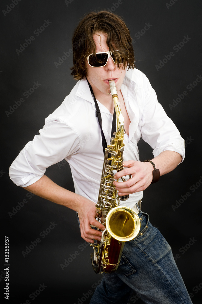 Fototapeta premium Saxophone player