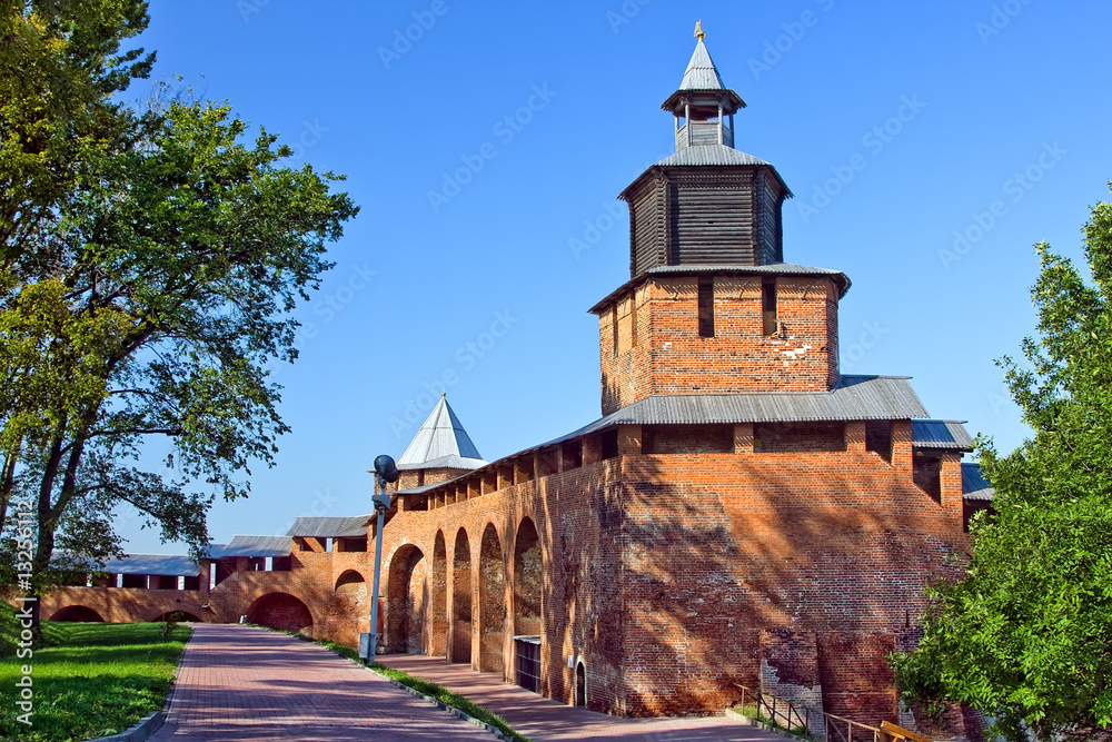 Chasovaya tower of Nizhny Novgorod kremlin, Russia